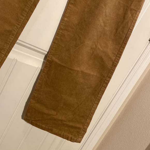 St. John’s Bay Straight Leg Corduroy Mid Rise Pant. Size 18. Color - Dark Camel - Picture 6 of 11